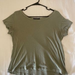 Brandy Melville green shirt